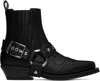 Ganni Western Chelsea Ankle Boots In 099 Black