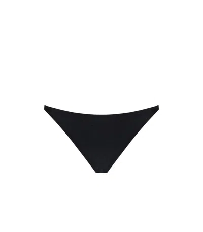GANNI GANNI BLACK LUREX BIKINI BOTTOM
