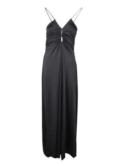 Ganni Black Maxi Dress