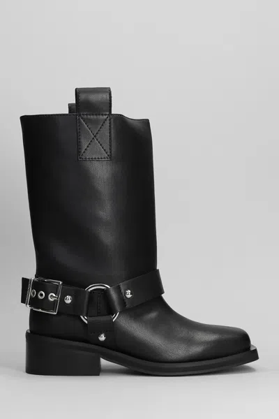 GANNI BIKER BOOTS
