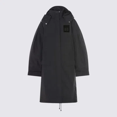 Ganni Black Nylon Down Jacket
