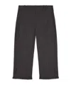 Ganni Pinstriped Trousers - Women's - Fabric In Black