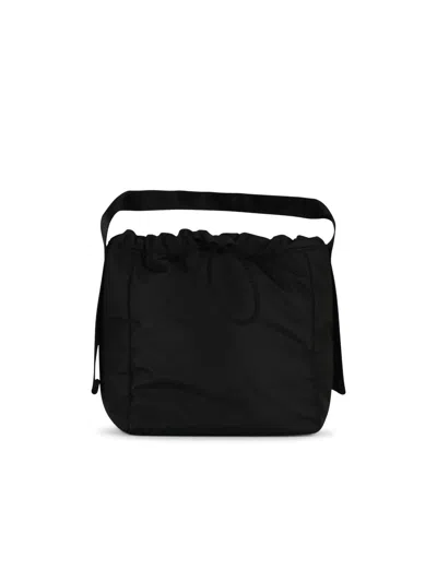 Ganni Black Polyester Bucket Bag