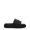 Ganni Woman Sandals Black Size 11 Soft Leather