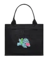 Ganni Women Recycled Cotton Large Tote Bag In Multi