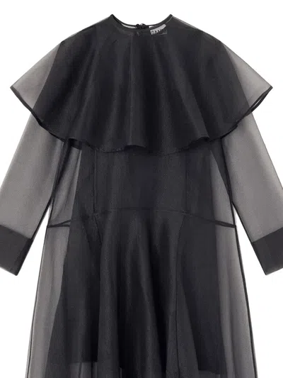 Ganni Black Recycled Polyester Dress