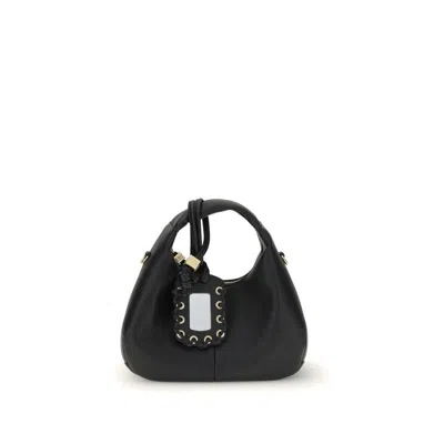 Ganni Black Recycled Polyester Handbag
