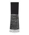 Ganni Macramé-detailing Maxi Skirt In Black