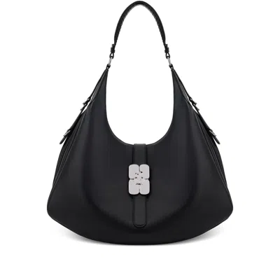 Ganni Black Shoulder Bags Women