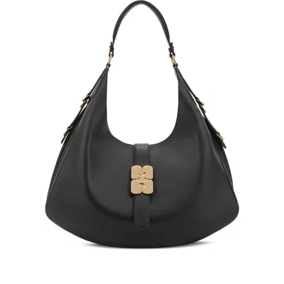 Ganni Black Shoulder Bags Women