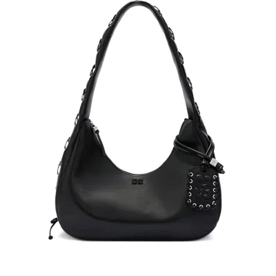 Ganni Black Shoulder Bags Women
