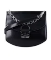 Ganni Black Small Box Chain Apo-g Bag
