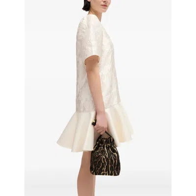 Ganni Black Tote Bags Women In Multi