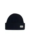 Ganni Black Wool Beanie