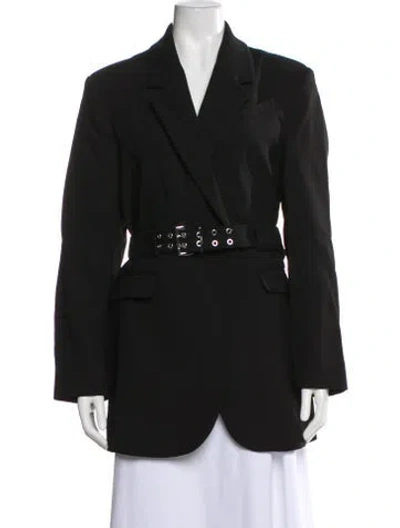 Pre-owned Ganni Blazer In Black