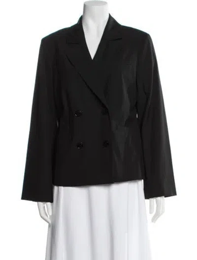 Pre-owned Ganni Blazer In Black