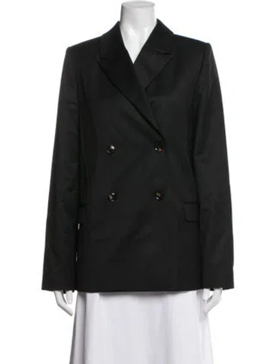 Pre-owned Ganni Blazer In Black