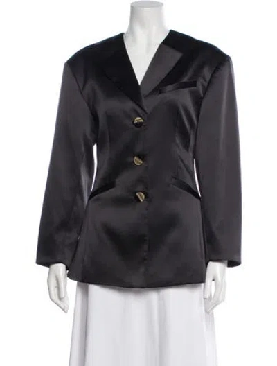 Pre-owned Ganni Blazer In Brown
