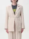 GANNI BLAZER GANNI WOMAN COLOR BEIGE,F62772022