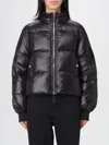 Ganni Recycled Nylon Puffer Jacket In Black