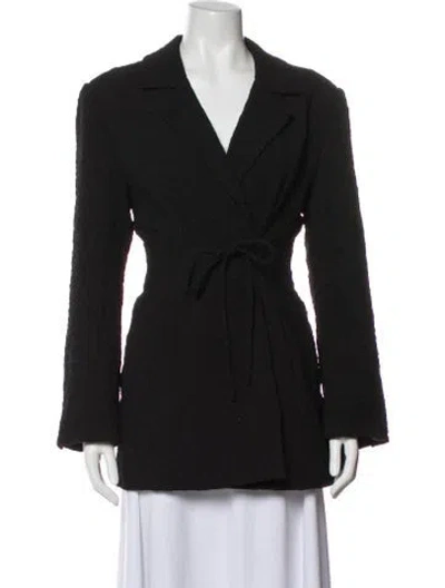 Pre-owned Ganni Blazer In Gray