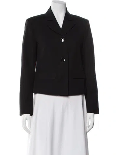 Pre-owned Ganni Blazer In Gray