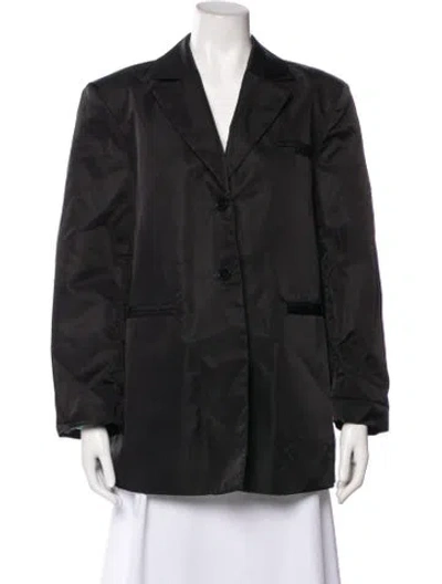 Pre-owned Ganni Blazer In Gray