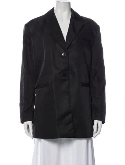 Pre-owned Ganni Blazer In Gray