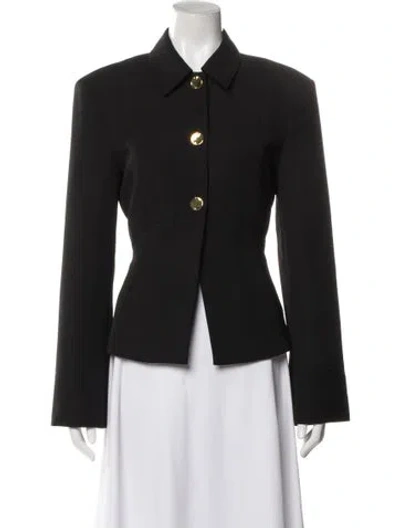 Pre-owned Ganni Blazer In Gray