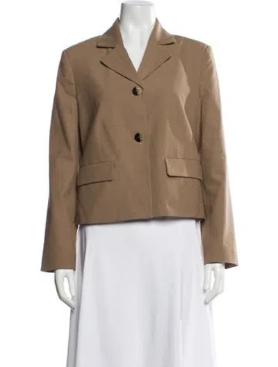 Pre-owned Ganni Blazer In Neutral