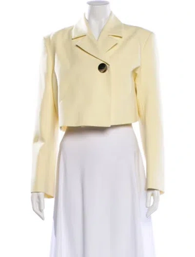 Pre-owned Ganni Blazer In Neutral