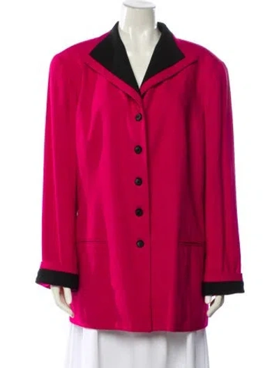 Pre-owned Ganni Blazer In Pink