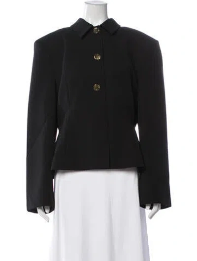 Pre-owned Ganni Blazer W/ Tags In Black