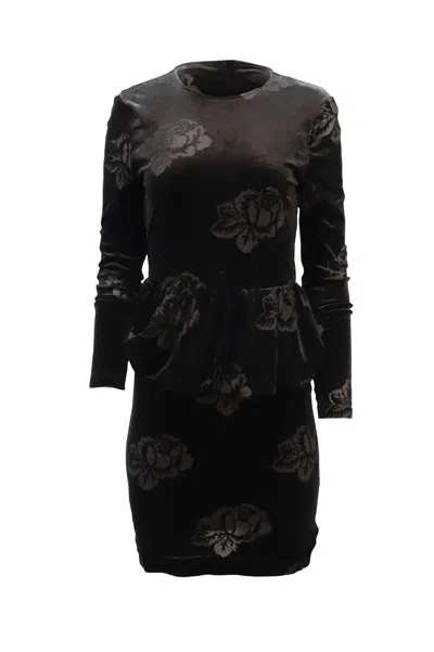 Ganni Bloomsbury Dress In Black Polyester