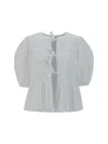 Ganni Blouse Shirt In White