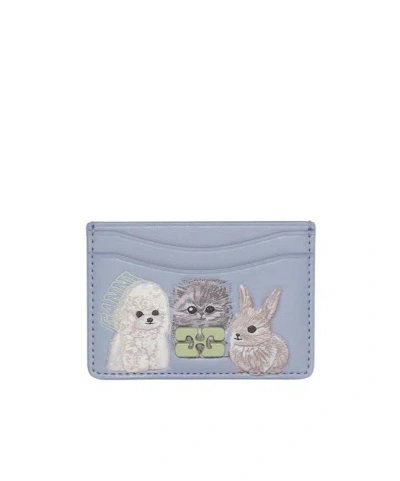 Ganni Leather Card Holder
