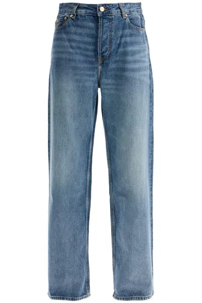 Ganni Blue Denim Cotton Jeans