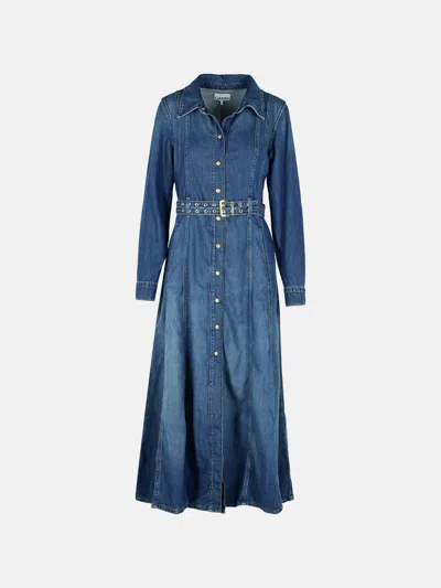 GANNI BLUE DENIM DRESS