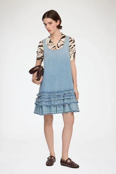 Ganni Blue Dress
