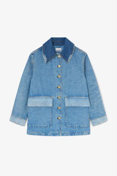 Ganni Blue Jacket