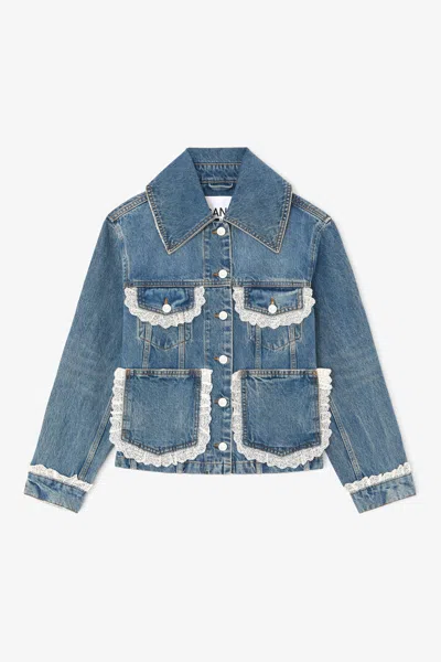 Ganni Blue Jacket