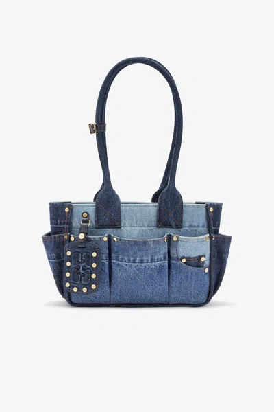 Ganni Blue Small Posy Bag