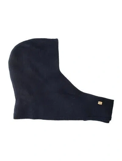 Pre-owned Ganni Blue Wool  Inverni Trapper Hat