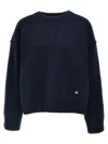 Ganni Boiled Wool Sweater, Cardigans Blue