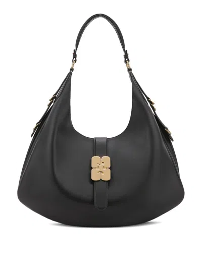 Ganni Bolsa De Hombro - Negro In Black