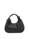 Ganni Mini Hobo Bag In Black