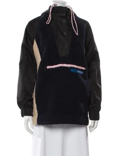 Pre-owned Ganni Bomber Jacket In Black