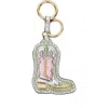 Ganni Boot Keyring In Silver