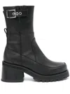 Ganni Woman Ankle Boots Black Size 8 Textile Fibers In Black