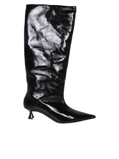 Ganni Boots In Black